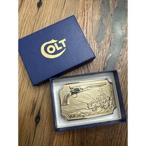 Colt Firearms Vintage Belt Buckle  Model 1860 Second Edition